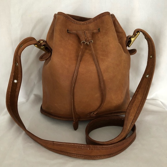 vintage coach drawstring backpack